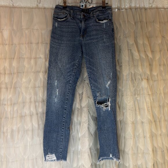 Abercrombie & Fitch Harper Low Rise Ankle Jeans Size 27 - Picture 6 of 8